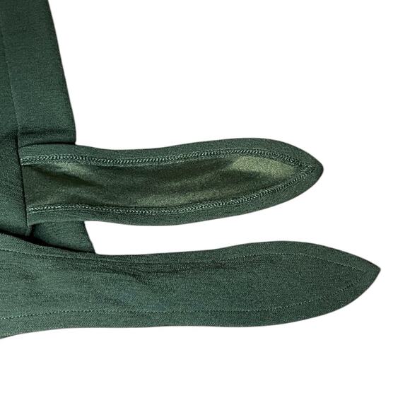 NWOT Madewell Texture & Thread Crepe Wrap Crop Womens Small‎ Long Sleeve Green - Picture 7 of 8